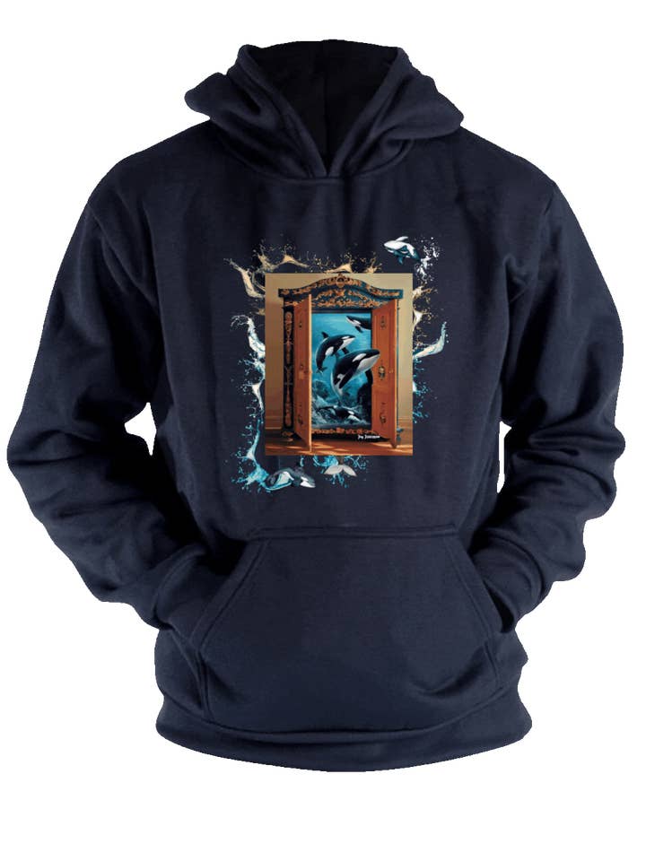 Orcas Escape 3D Hoodie for wholesale by Simply For Everyone