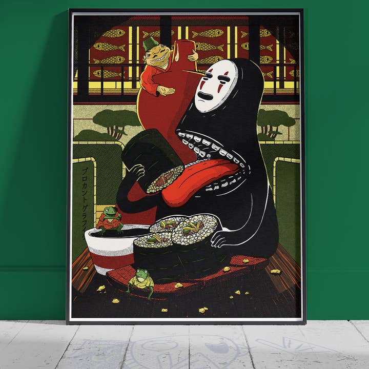 Burokanto – wholesale Poster – Kaonashi's meal0