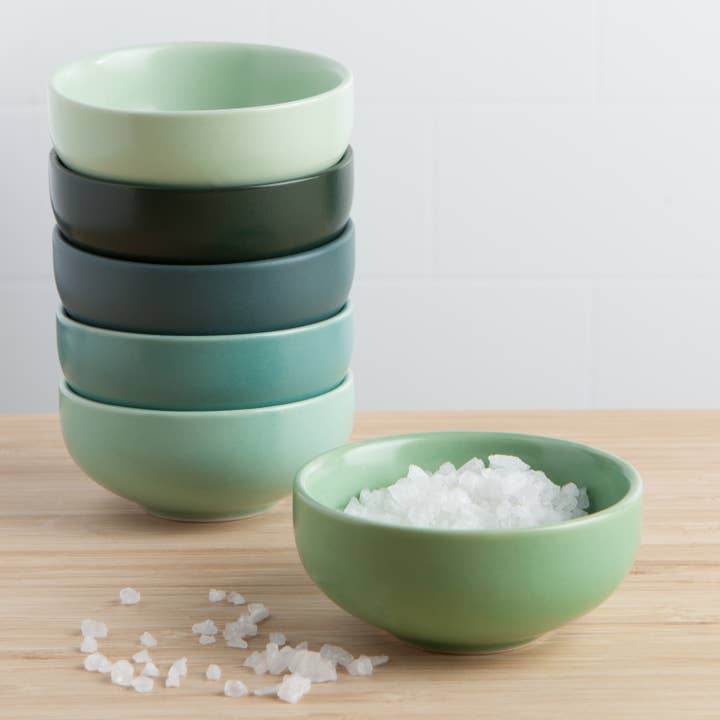 Now Designs by Danica - Wholesale Condiment/Dip Bowl - Leaf Pinch Bowls Set of 6