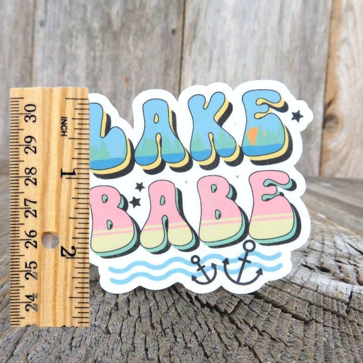 Kirk's Krafts - Wholesale Sticker - Lake Babe Sticker Lake Lover Camping Outdoors Color Waterproof Anchor1