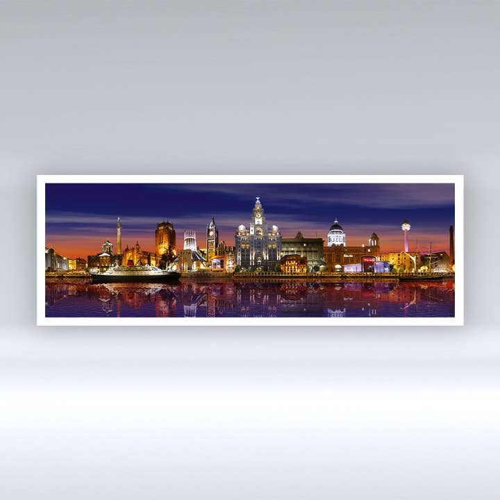 Liverpool Night - Print for wholesale by Pureminted