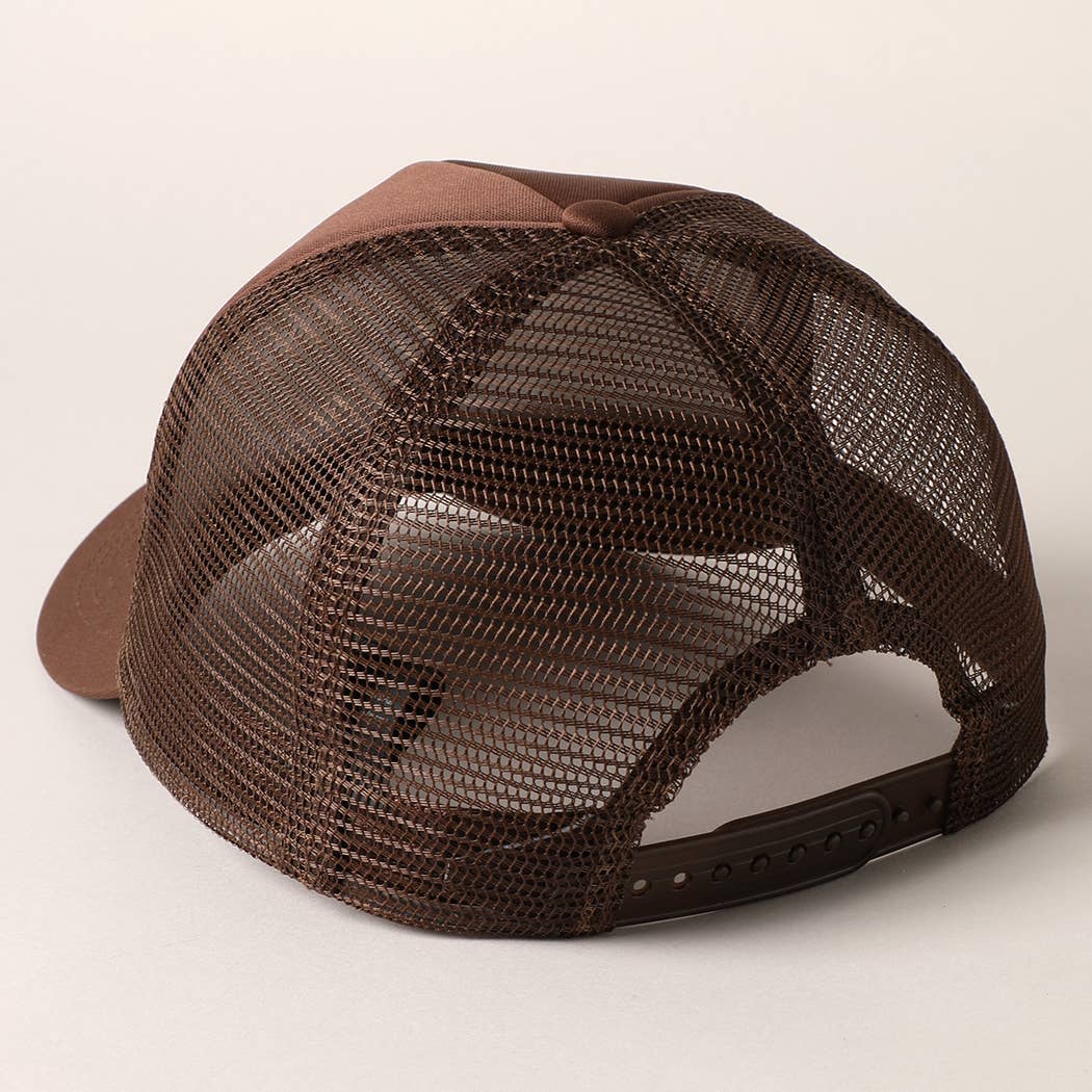 Fashion City - Wholesale Trucker Hat - Women's - More Espresso Less Depresso Embroidery Trucker Hat9