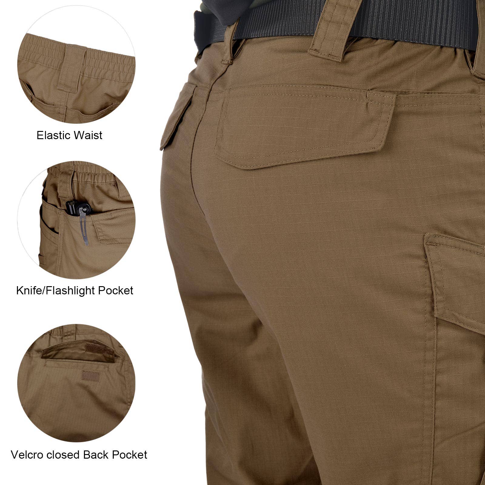 Qing Dao Lai Si Ma Te Fang Zhi You Xian Gong Si - Wholesale Pants - Men's - Men's Work Cargo Pants Ripstop 14 Pockets Water Resistant40