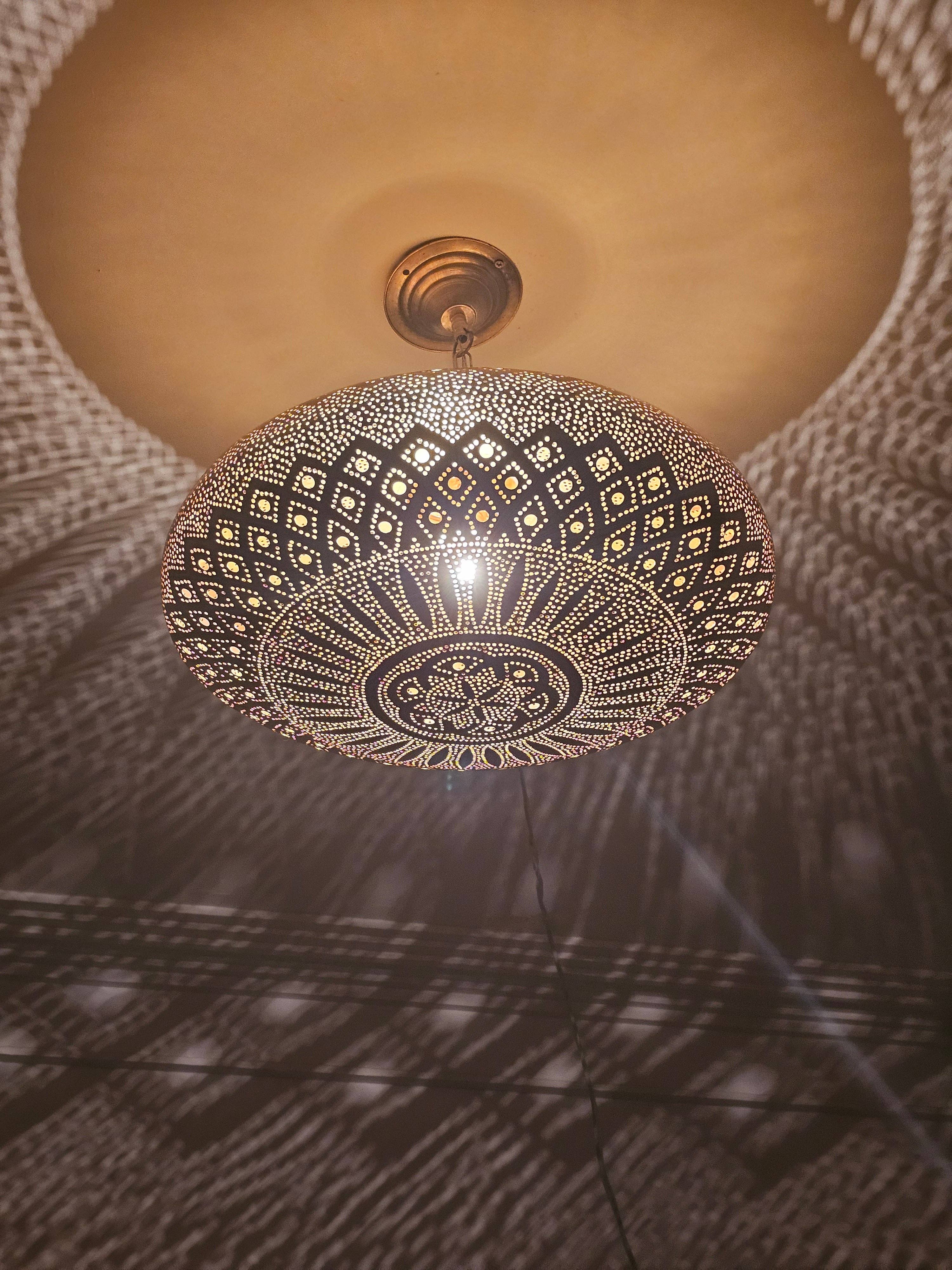 libitiishop – Candeeiro/lâmpada suspensa por atacado – Candeeiro pendente marroquino, luminária de teto moderna em latão, luminária pendente marroquina3