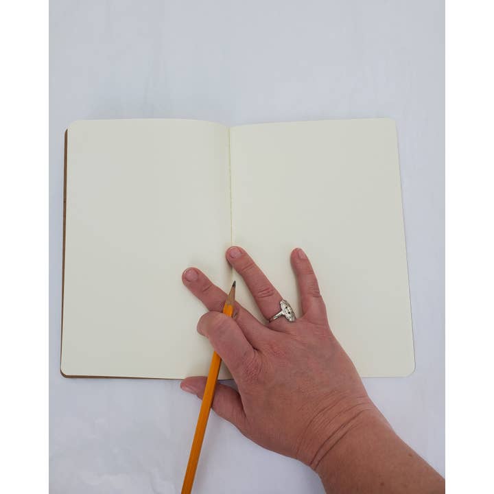 Maple Moon Designs - Wholesale Journal/Diary - Sunflower Linocut Journal