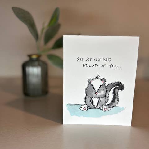 Ink + Splash - Wholesale Congratulations Card - Congratulations - Stinking Proud