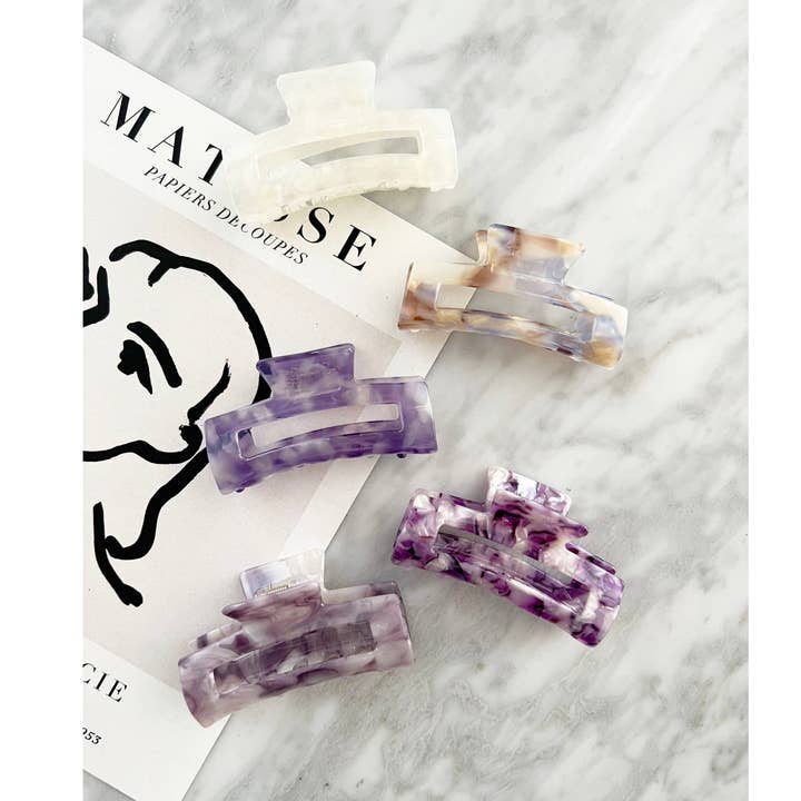 LoveLina - Wholesale Hair Clip - Women's - Acetate Tortoise Hair Clips - ALLIE9