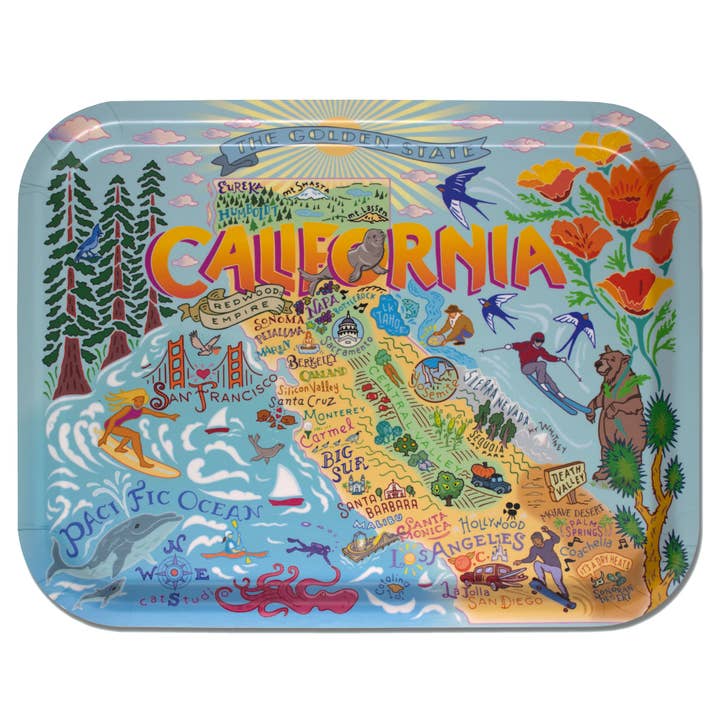 California Birchwood Tray for wholesale by catstudio