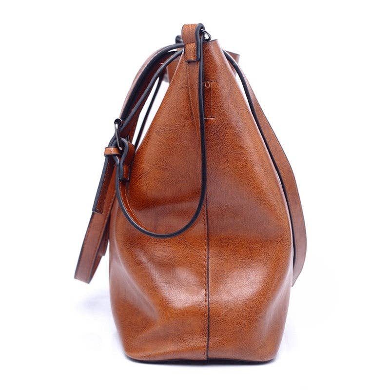 UZ Wholesale Store - Wholesale Shoulder Bag - Women's - Vintage Oil Leather Single Shoulder Handbag3