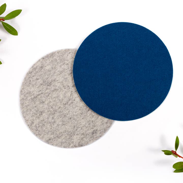 Studio 82° - Vendita all'ingrosso Sottopentola - Sottopentola multicolore 6" - Feltro di lana merino - Set di 214