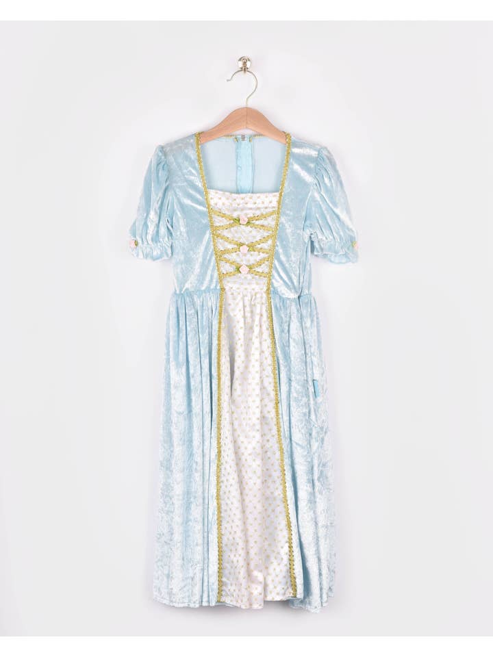 Den Goda Fen – Großhandel Kostüm – Kinder – Princessdress Velvet Hellblau 98-104 Cl 2-4 Jahre