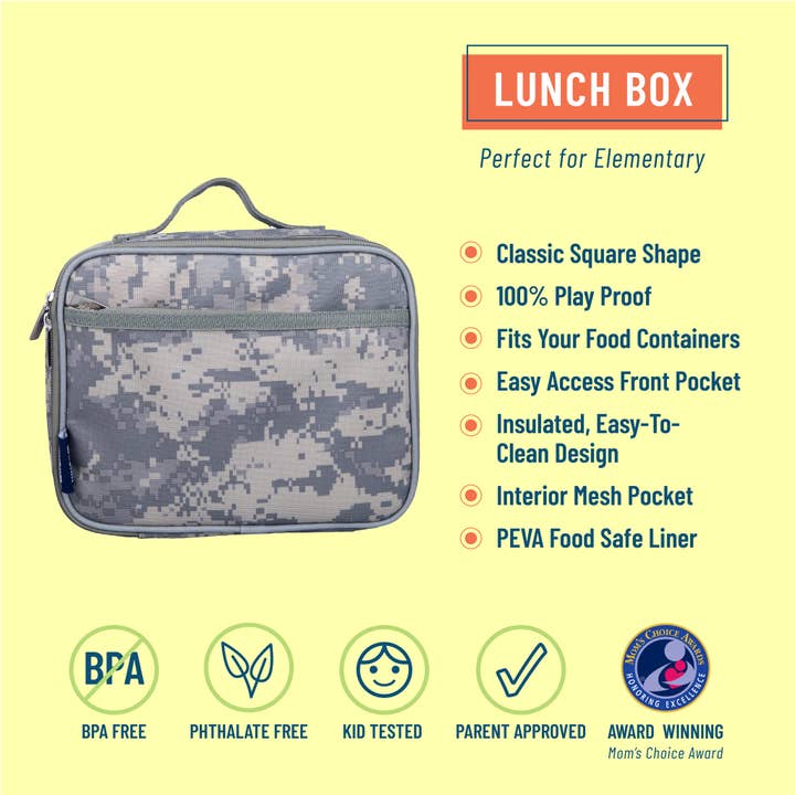 Wildkin - Vendita all'ingrosso Cestino/borsa pranzo - Bambini - Scatola porta pranzo digitale mimetica1