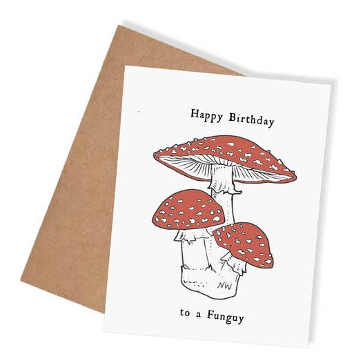 Happy Birthday Fun Guy Card for wholesale by Nature Walk