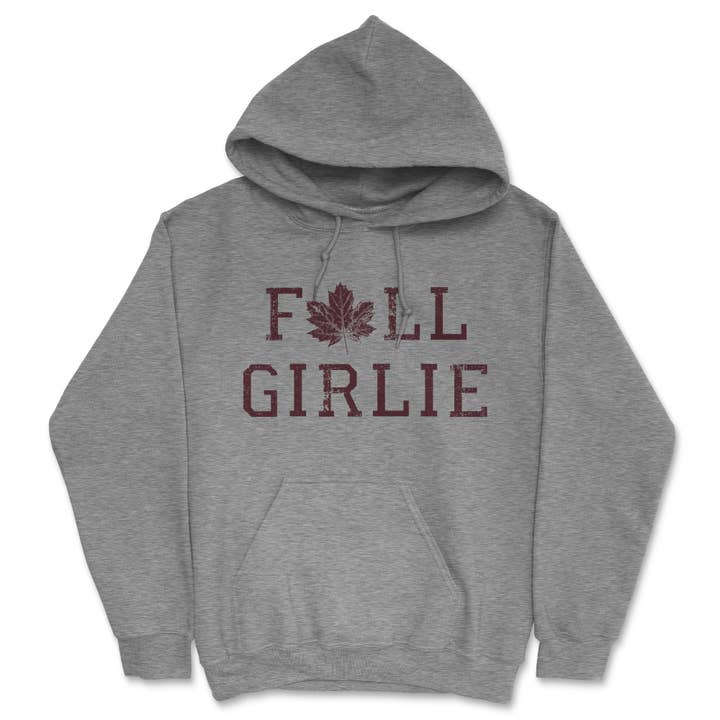 Fall Girlie Hoodie for wholesale by Crazy Dog T-Shirts