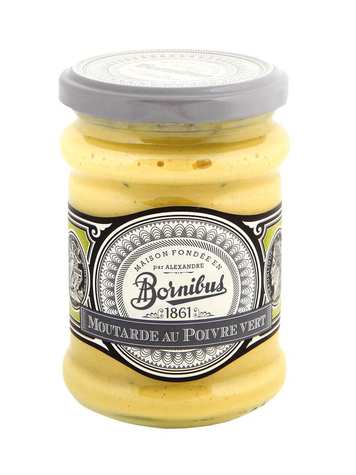 Green Pepper Mustard - 8.82 oz - BBD 10/04/2026 for wholesale by Bornibus USA