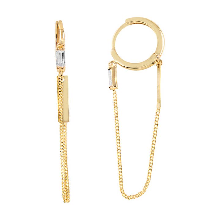 Guldfrans Huggies för wholesale av Sestra Jewelry