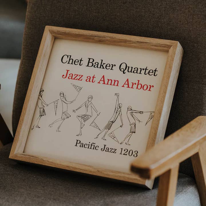 PromiDesign - Wholesale Wall Accent - Oak Vinyl Record Frame for 12-Inch LP Wall or Shelf Display1