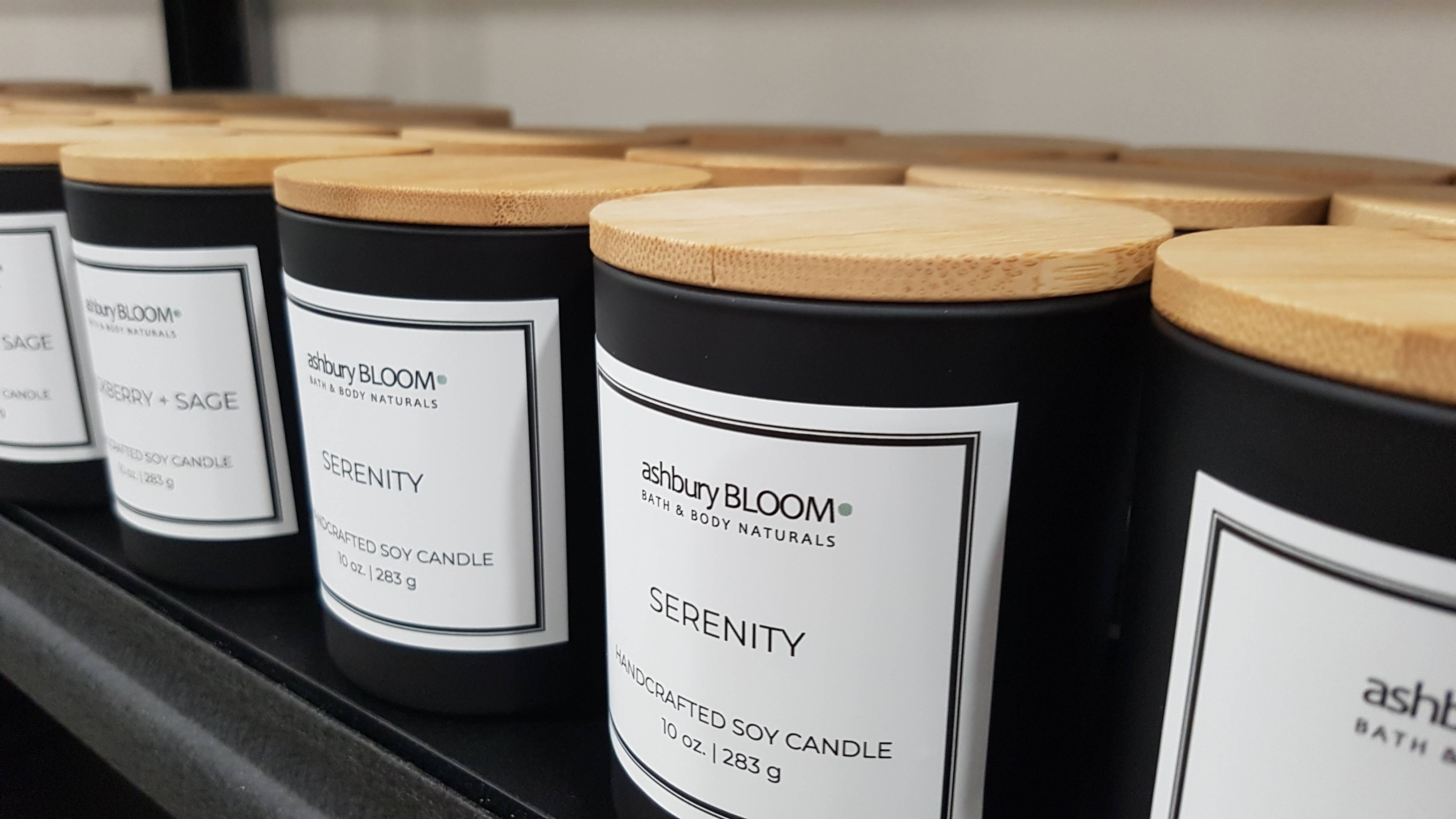Ashbury Bloom - Wholesale Jar/Filled Candle - Serenity Soy Wax Candle - 10 oz.2