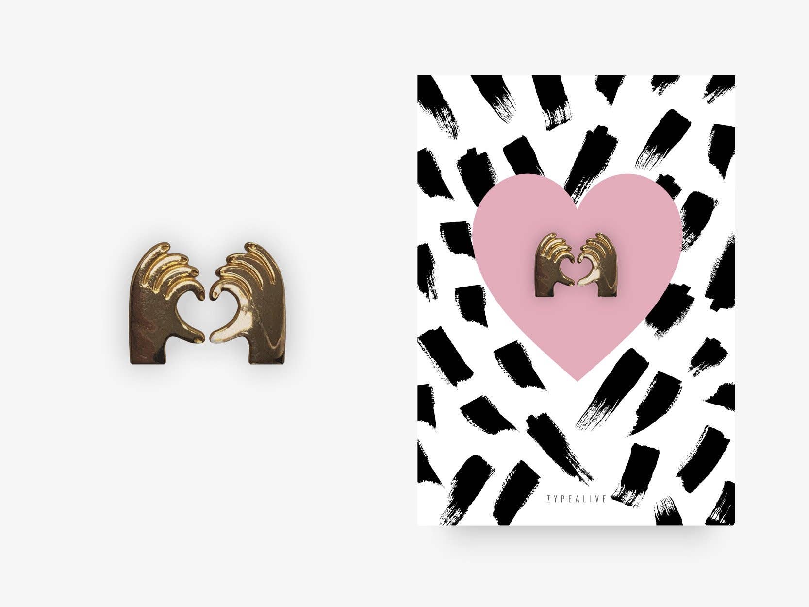 typealive - Wholesale Lapel Pin/Button - pin (s) /Heart You1