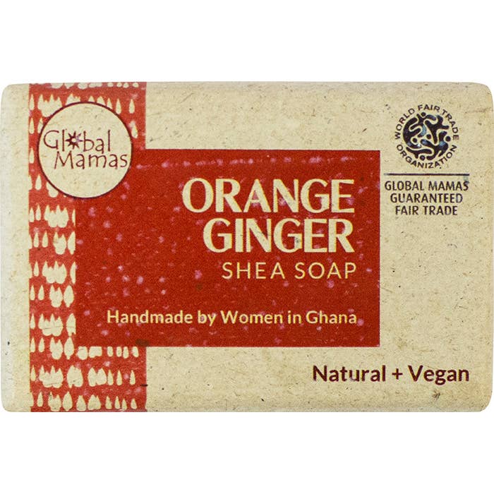 Global Mamas - Wholesale Bar Soap - Shea Soap: Orange Ginger