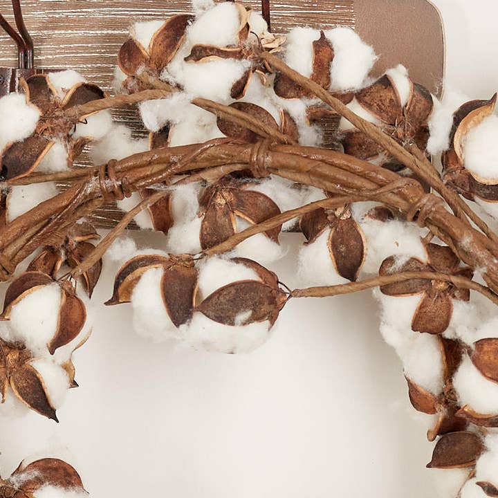 Factory Direct Craft - Vente Couronne - Couronnes en coton artificiel de 22 pouces2