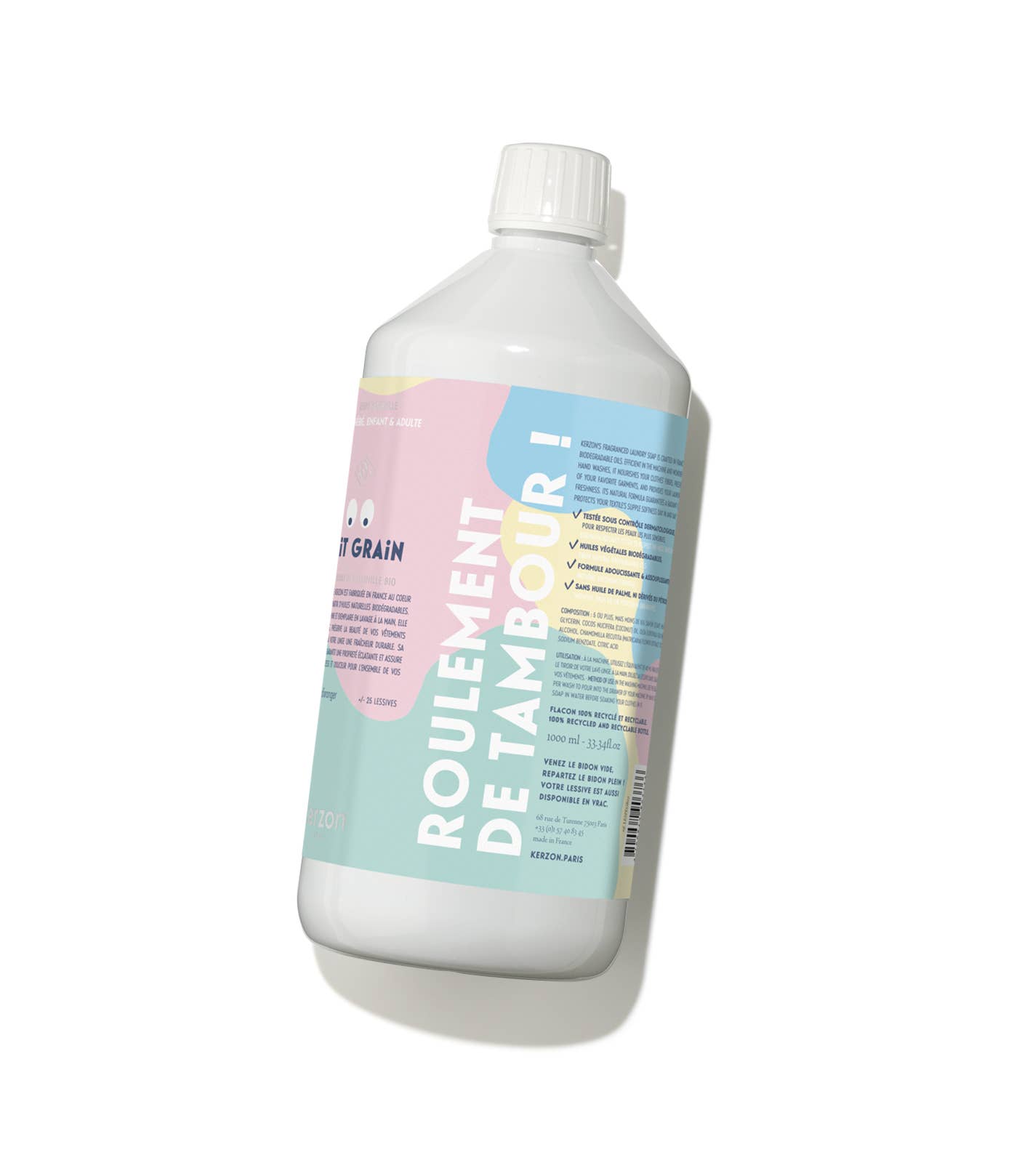 Kerzon - Venta al por mayor Detergente líquido para ropa - Detergente perfumado Petit Grain2