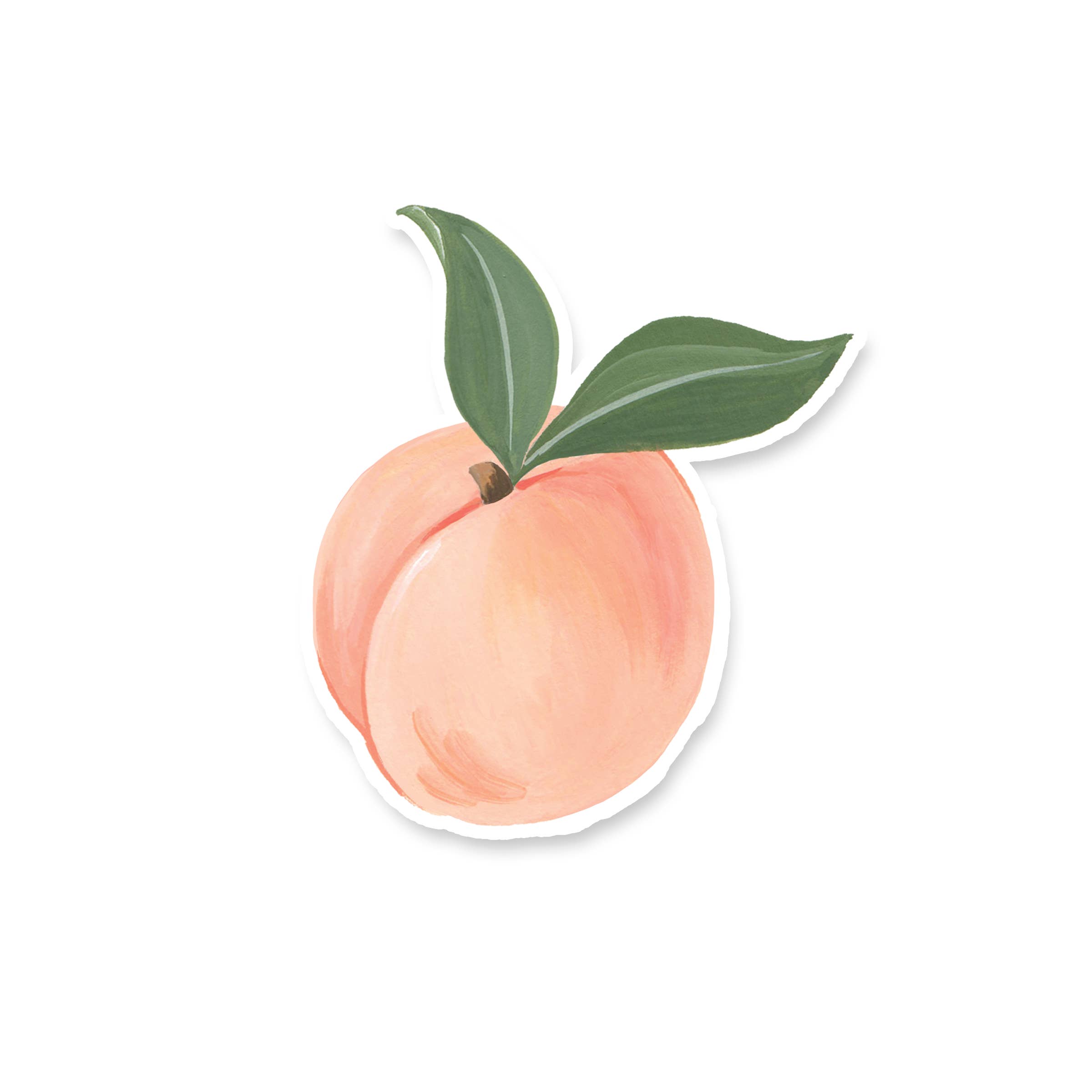 Isabella MG - Wholesale Sticker - Peach Vinyl Sticker