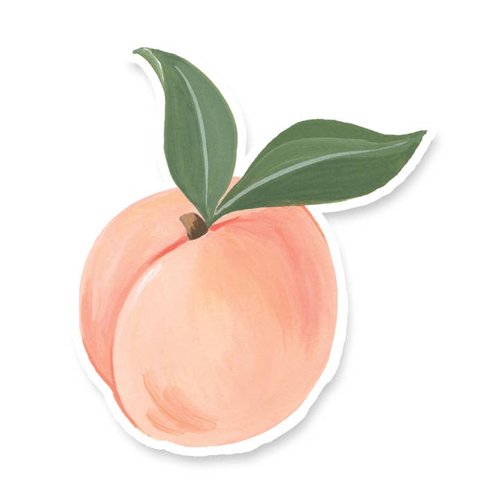 Isabella MG - Wholesale Sticker - Peach Vinyl Sticker0