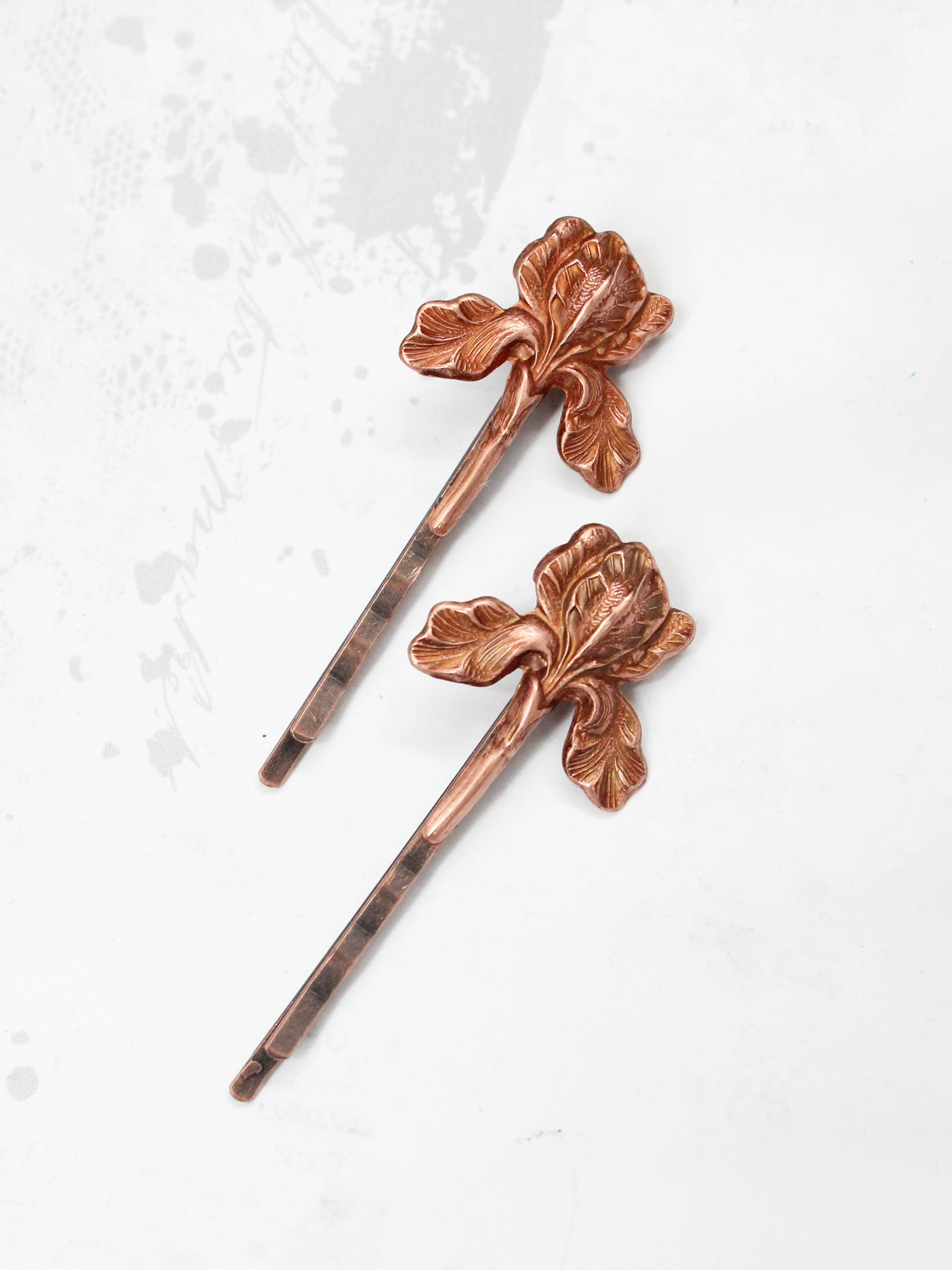 A Pocket of Posies - Wholesale Bobby Pin - Women's - Iris Bobby Pins -  Set of Two Pins4