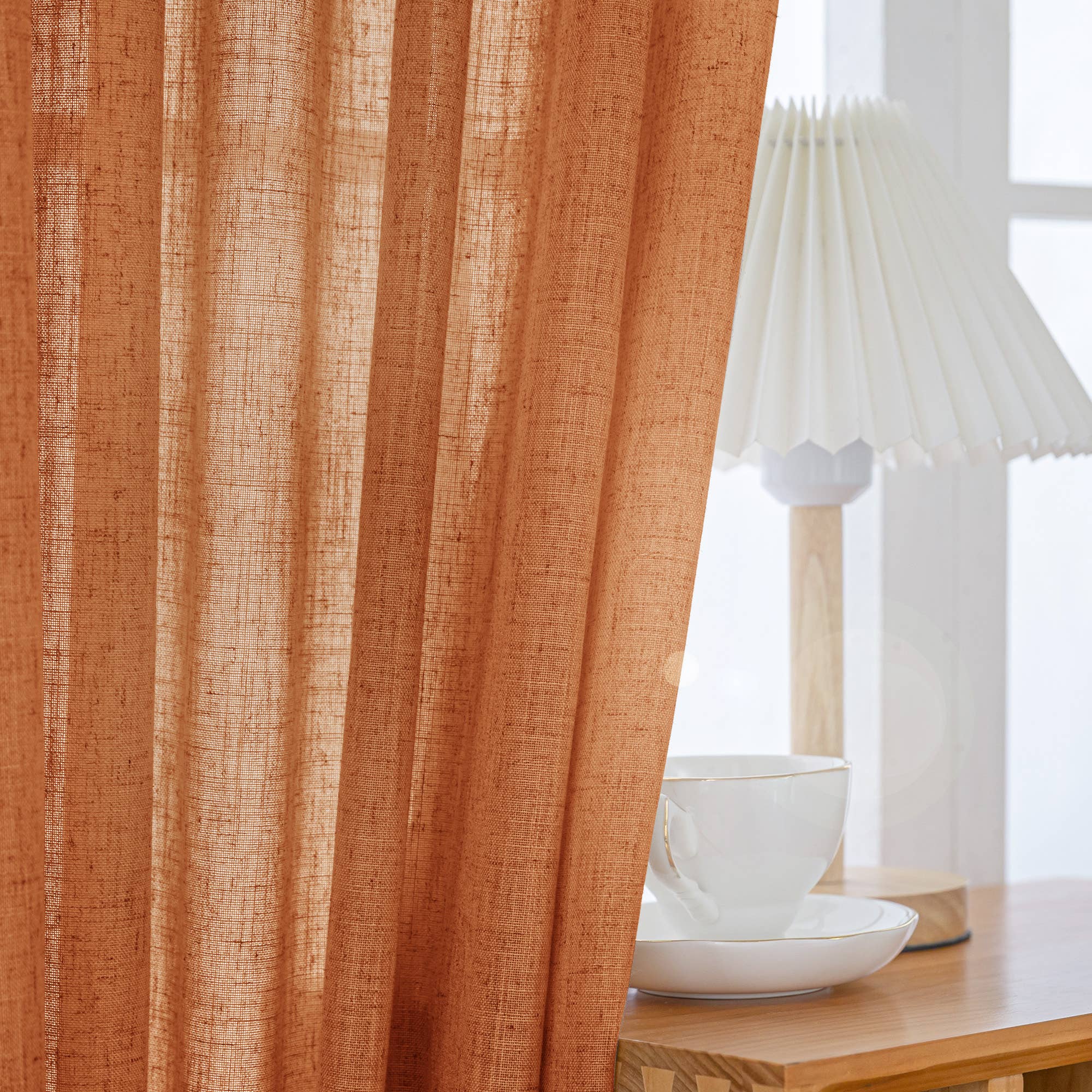 Awesome Home – Engroshandel Gardin – Gardiner i linnedblanding med let filtrering (2 paneler)24