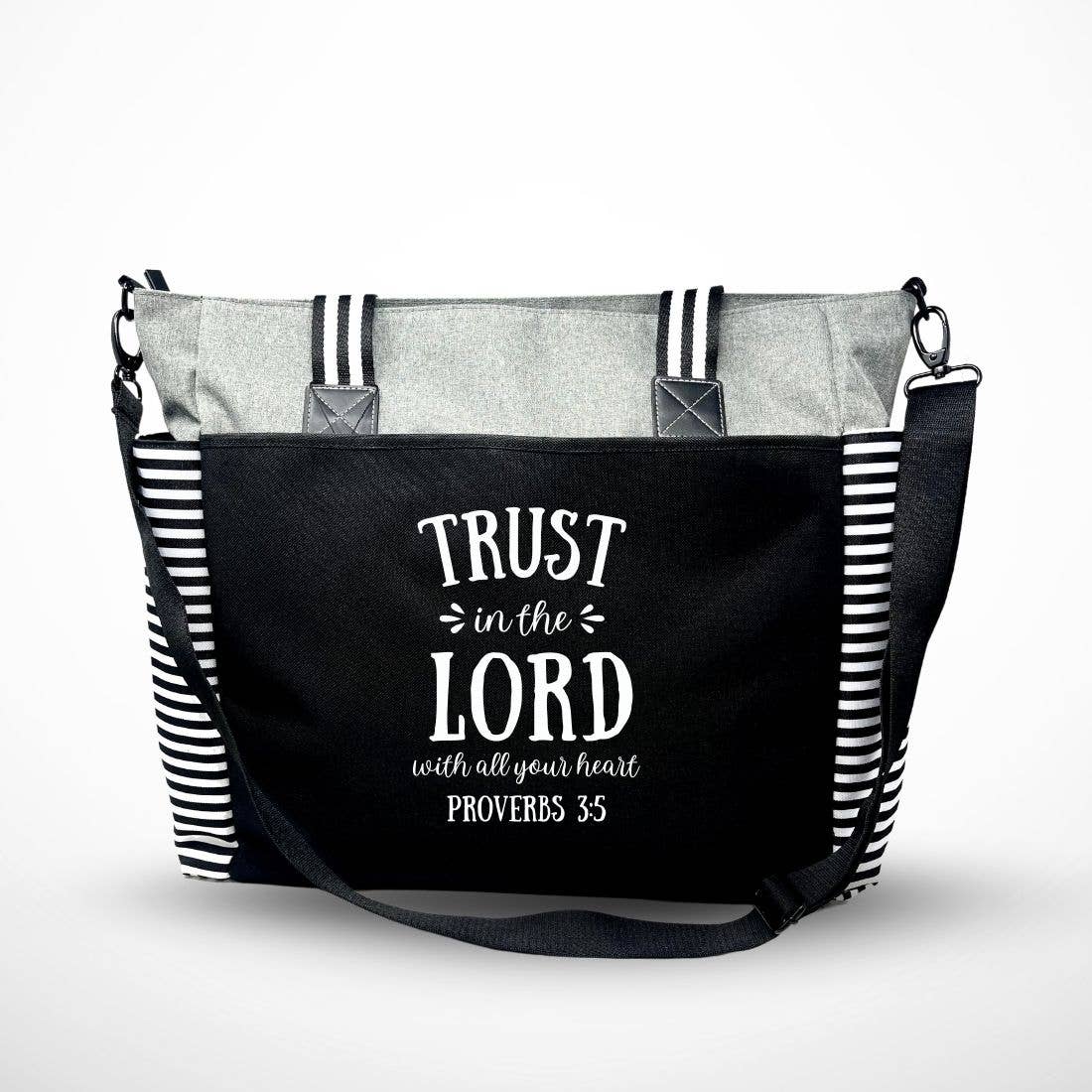 Brooke & Jess Designs - Vente Tote bag – femme - Sacs fourre-tout religieux à fermeture éclair avec poches - De nombreuses options3