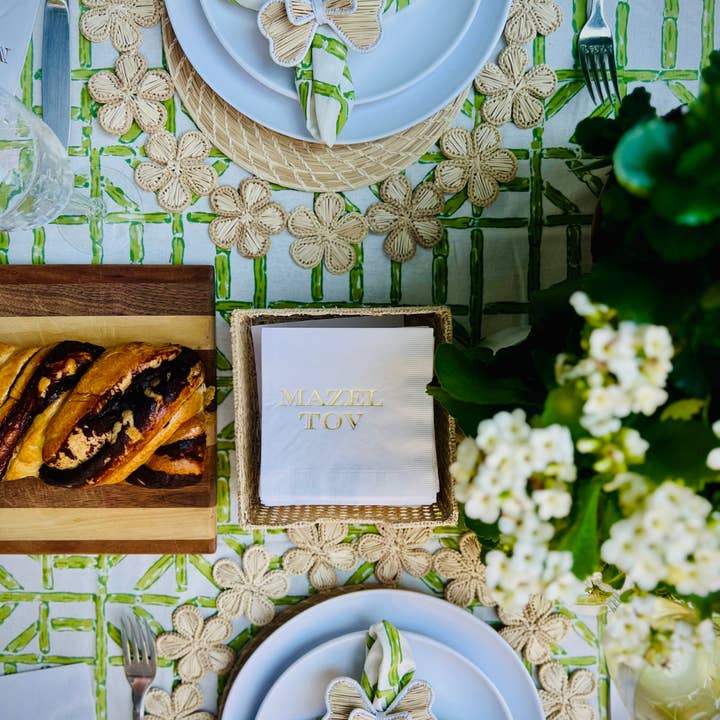 Sunshine Daisy LLC - Wholesale Disposable Napkin - Mazel Tov Cocktail Paper Napkins2