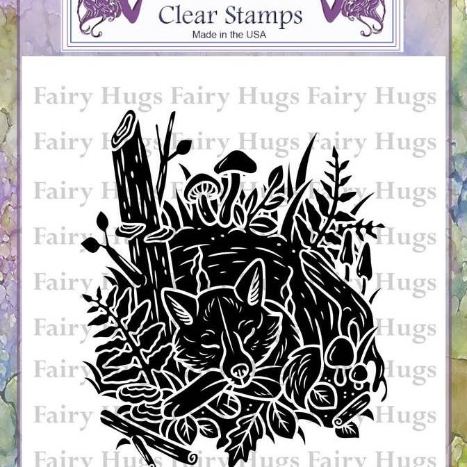 Fairy Hugs Stamps - Fox Den for wholesale by Fairy Hugs