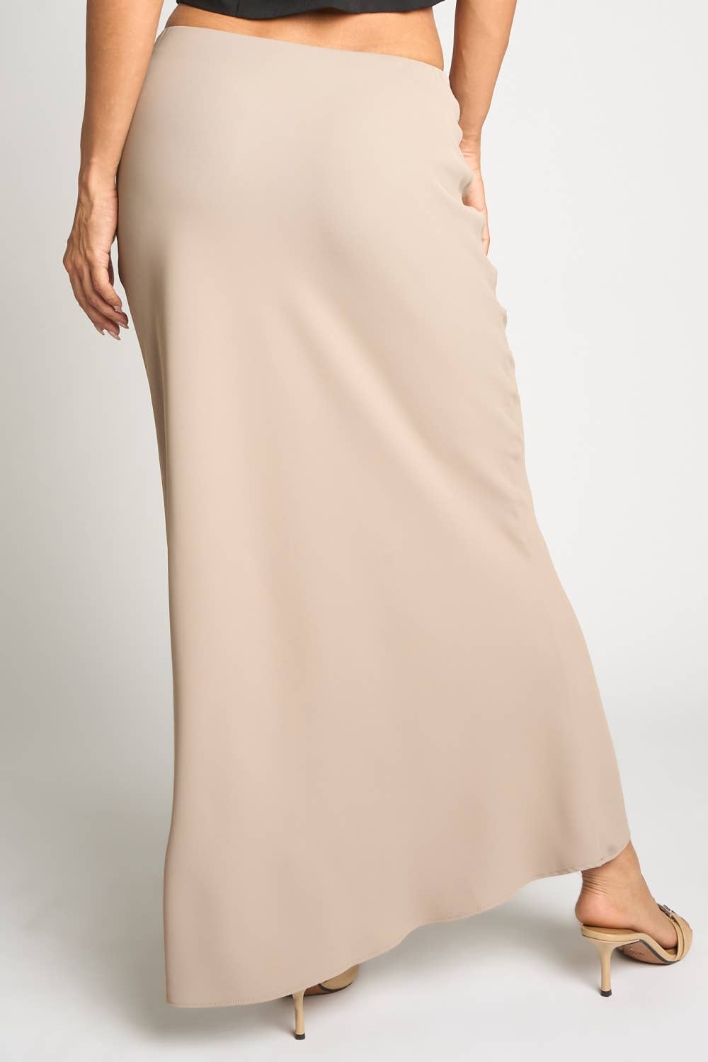 Sans Souci - Wholesale Skirt - Women's - POLY SPAN KNIT BIAS MAXI SKIRT2