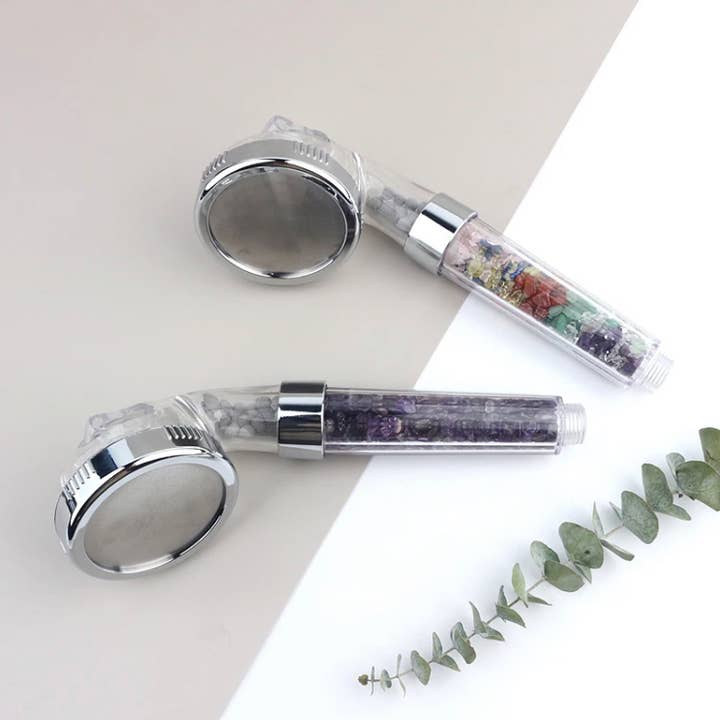 Earth's Gems Boutique - Wholesale Shower Head - Crystal Infused shower head- bath accessory, shower steamer