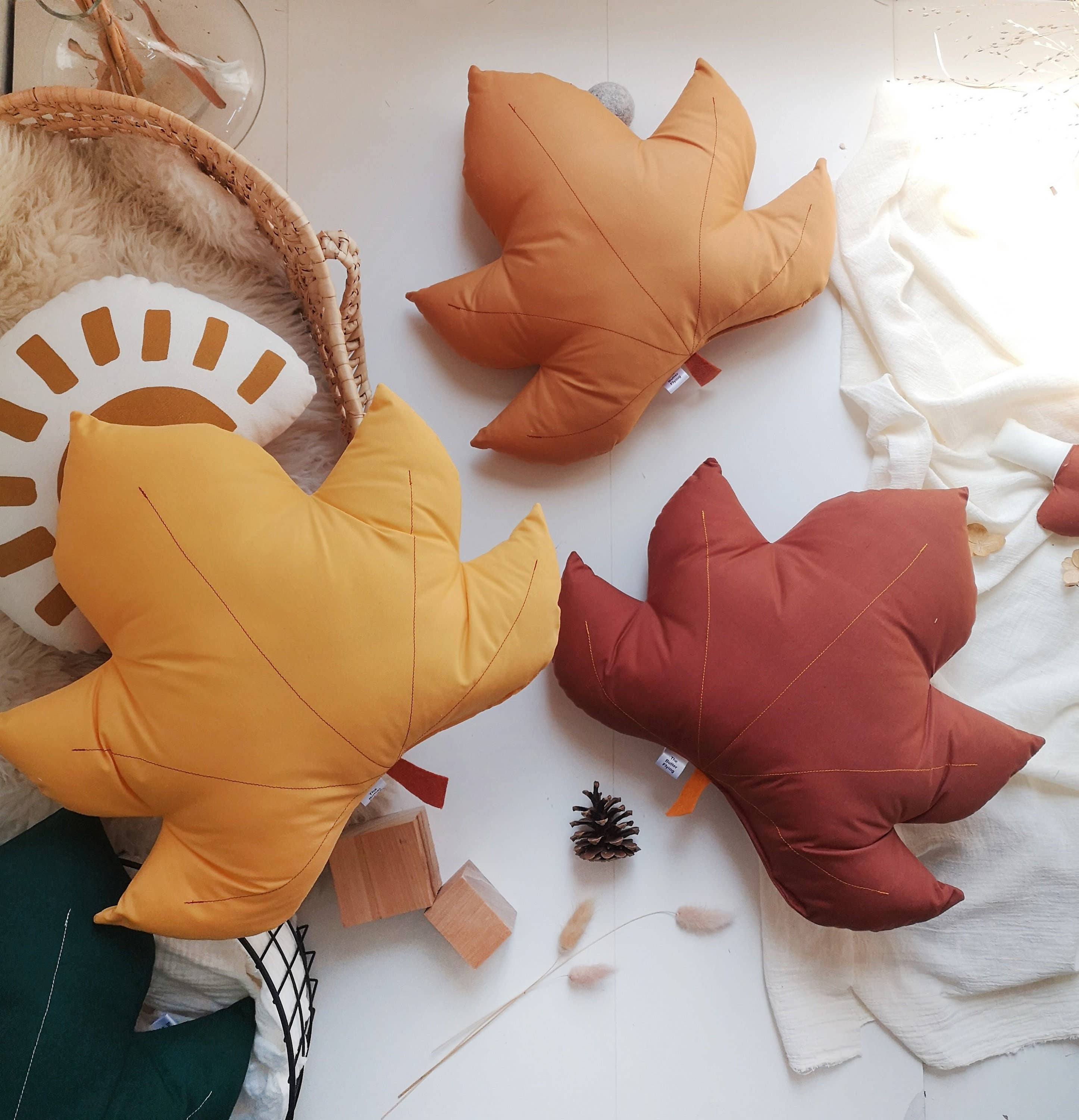 The Butter Flying - Wholesale Throw/Decorative Pillow -  Leaf Decorative Pillow1