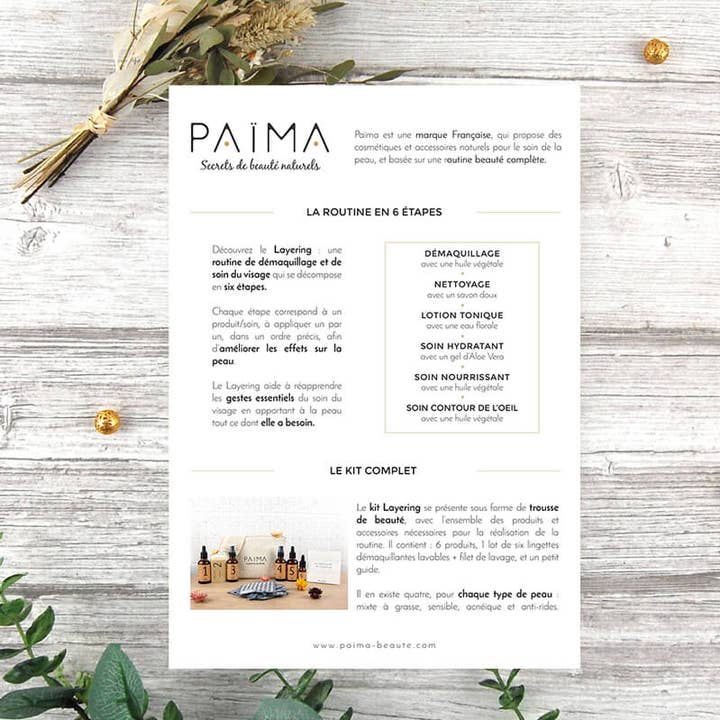 Païma - Wholesale Electronic Skincare Device - Flyer Païma0