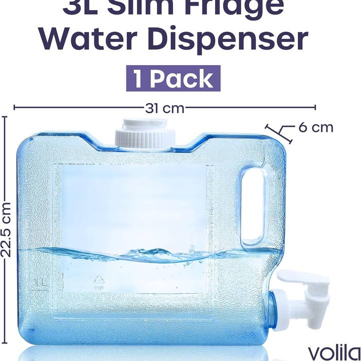 Jara Trading – wholesale Kitchen tool/gadget – Fridge Water Dispenser - Fridge Water Dispenser with Tap for Water, Juice and Other Cold Drinks - Reusable Water Dispenser for Fridge, Travel, Camping, Picnic and Outdoor Events8