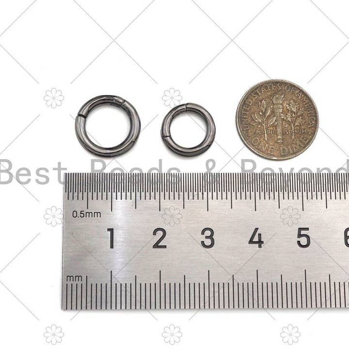 BestBeads&Beyond - Wholesale Clasp - 12mm/14mm Round Spring Clasp, Spring Ring, SKU#H3223
