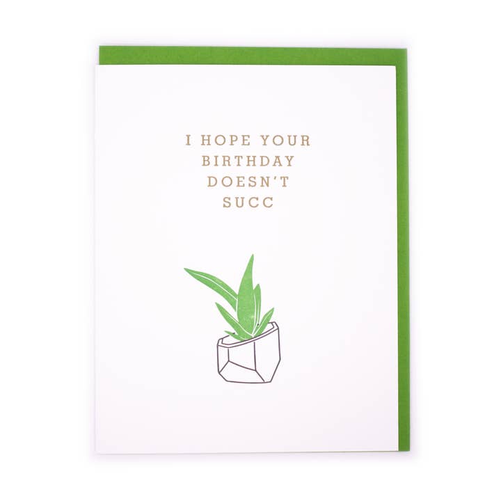Succulent Birthday for wholesale by Ordinary Day Press