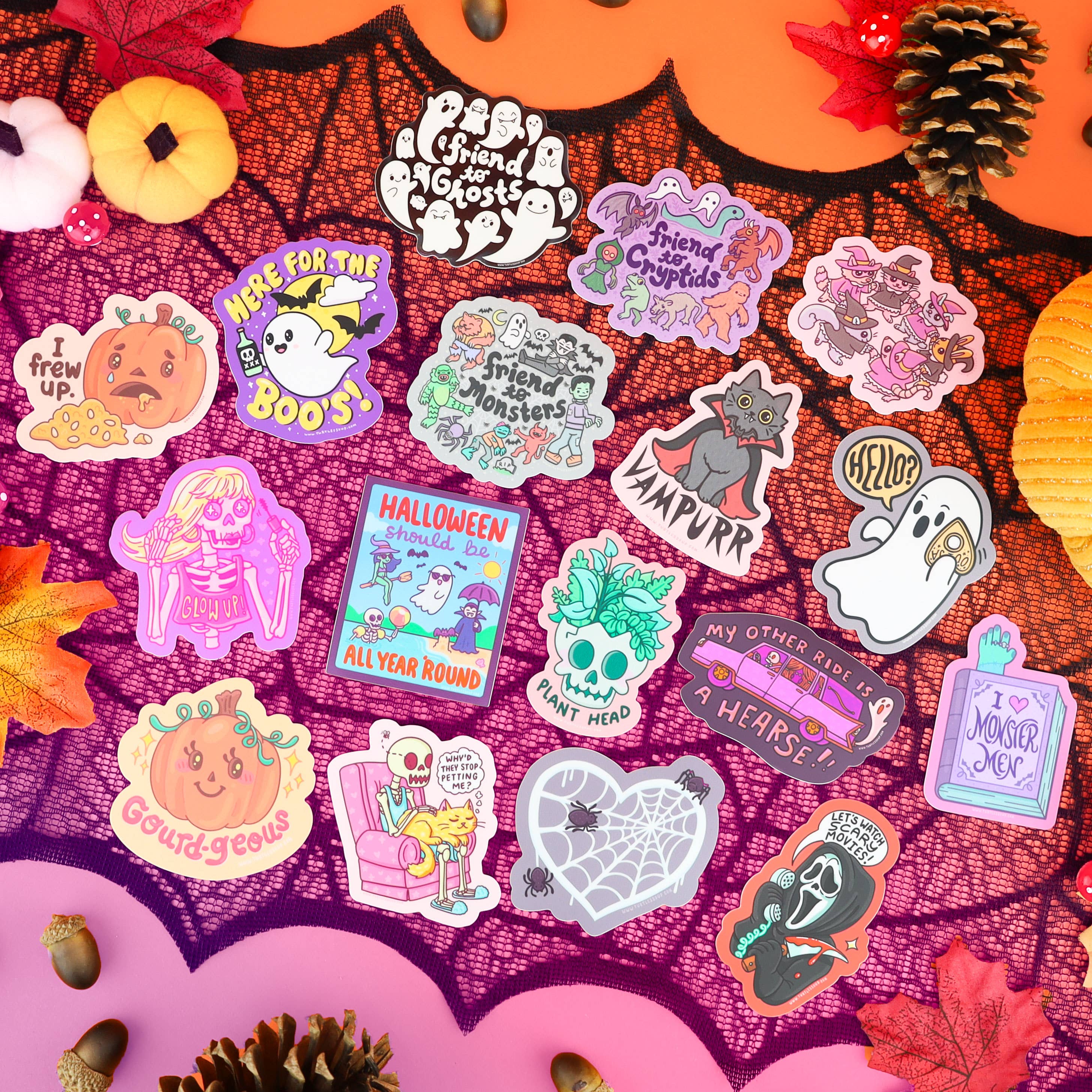 Turtle's Soup - Wholesale Sticker - Witchy Critter Coven Witch Animals Halloween Vinyl Sticker1