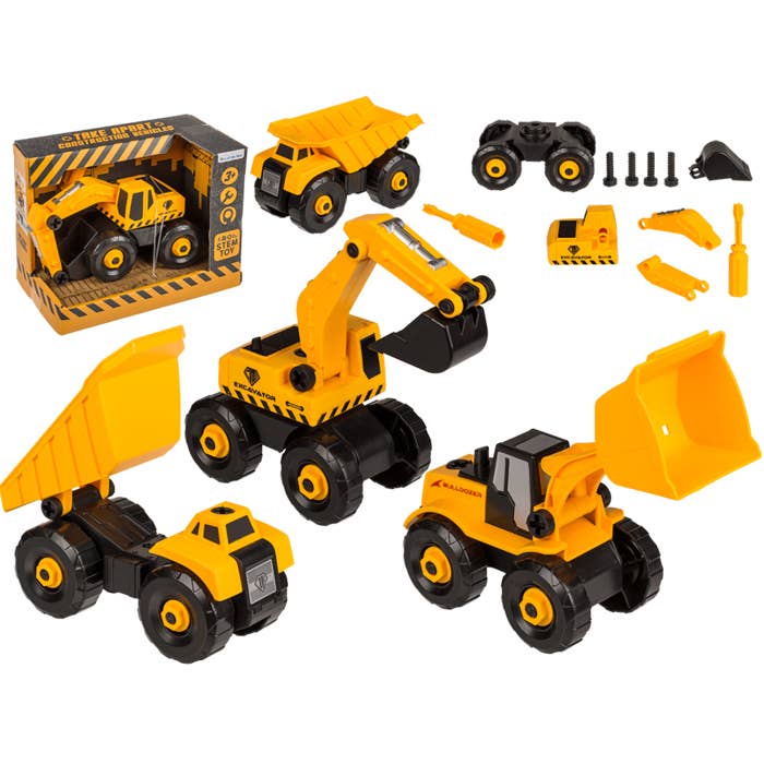 Out of the blue KG - Wholesale Toy Car/Truck - Kids - Take Apart Construction Vehicles Excavations