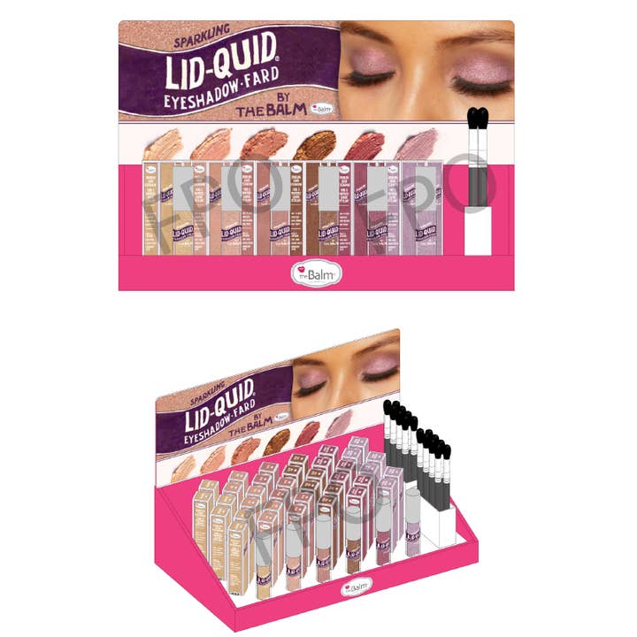 theBalm Cosmetics - Wholesale Eyeshadow - Lid-Quid Eyeshadow Display