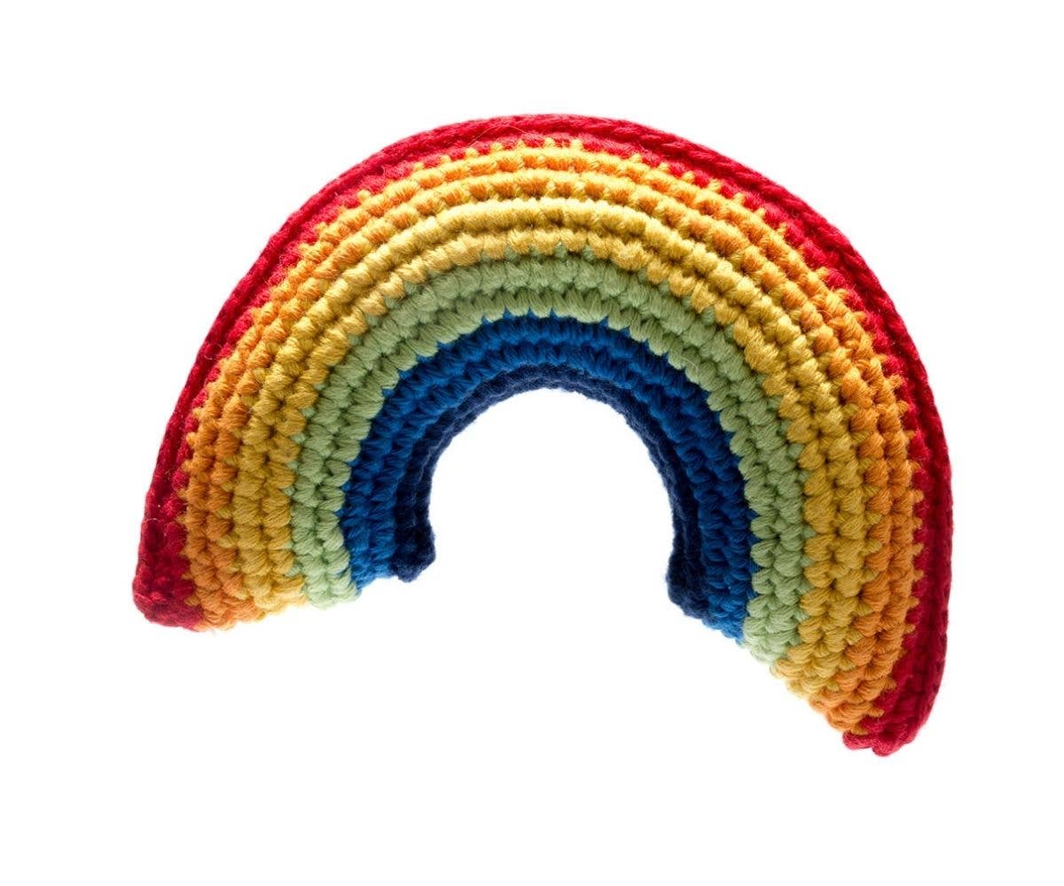 Best Years Ltd – wholesale Stuffed/plush toy – Kids & baby – Crochet Bright Rainbow Plush baby toy1