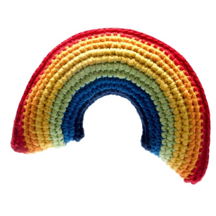 Best Years Ltd – wholesale Stuffed/plush toy – Kids & baby – Crochet Bright Rainbow Plush baby toy1