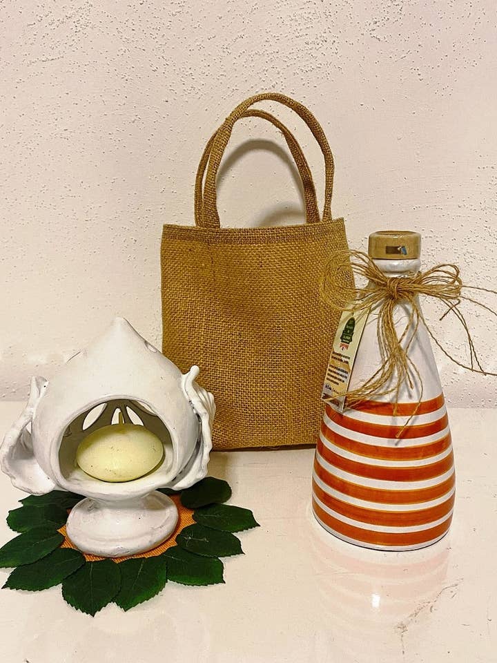 Pacote de Azeite de Pugliês e Óleo de Abóbora por atacado de La Favola Incantata® - Marchio Artigiano