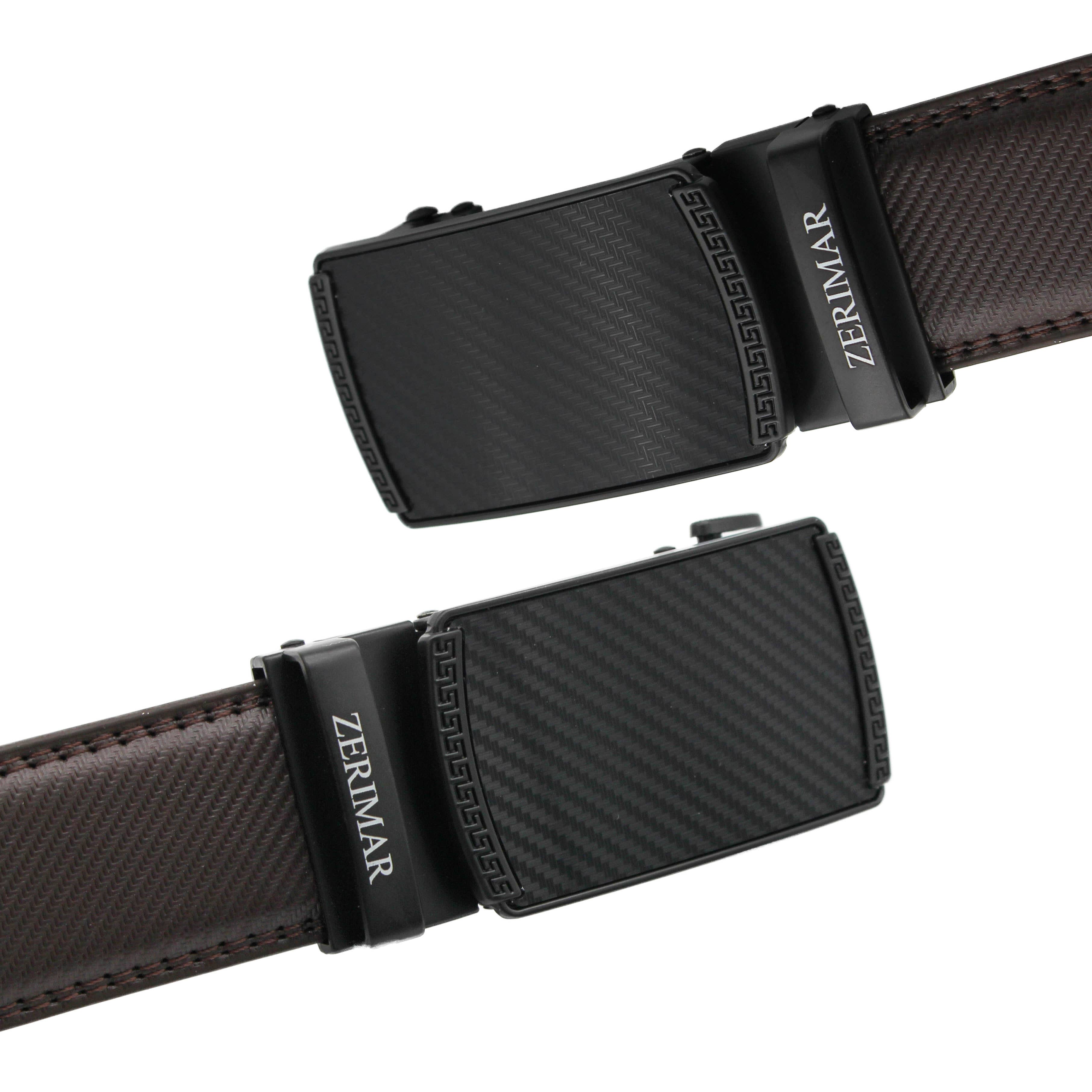 Zerimar 1942 – wholesale Belt – Men's – Men's Belt with automatic buckle Leather belt Width 3.5 cm5