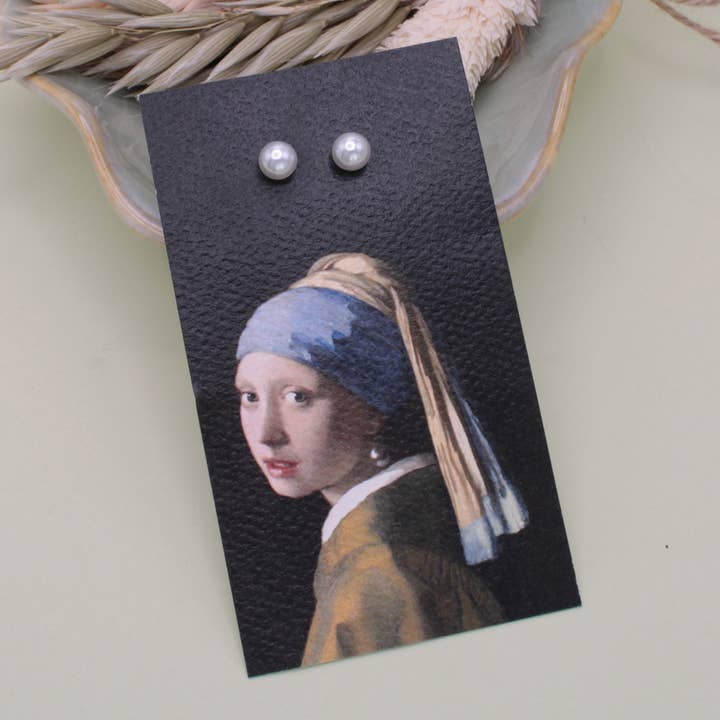 ZAD - Wholesale Knopjes/oorstekers - Het meisje met de parelpostoorbellen