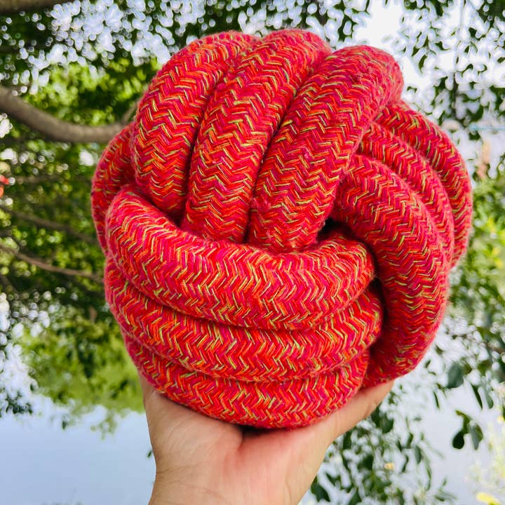 Handmade Jumbo Rope Ball, Sustainable Dog Rope Toys, Unique for wholesale by Monli Handcrafted Pet Toys