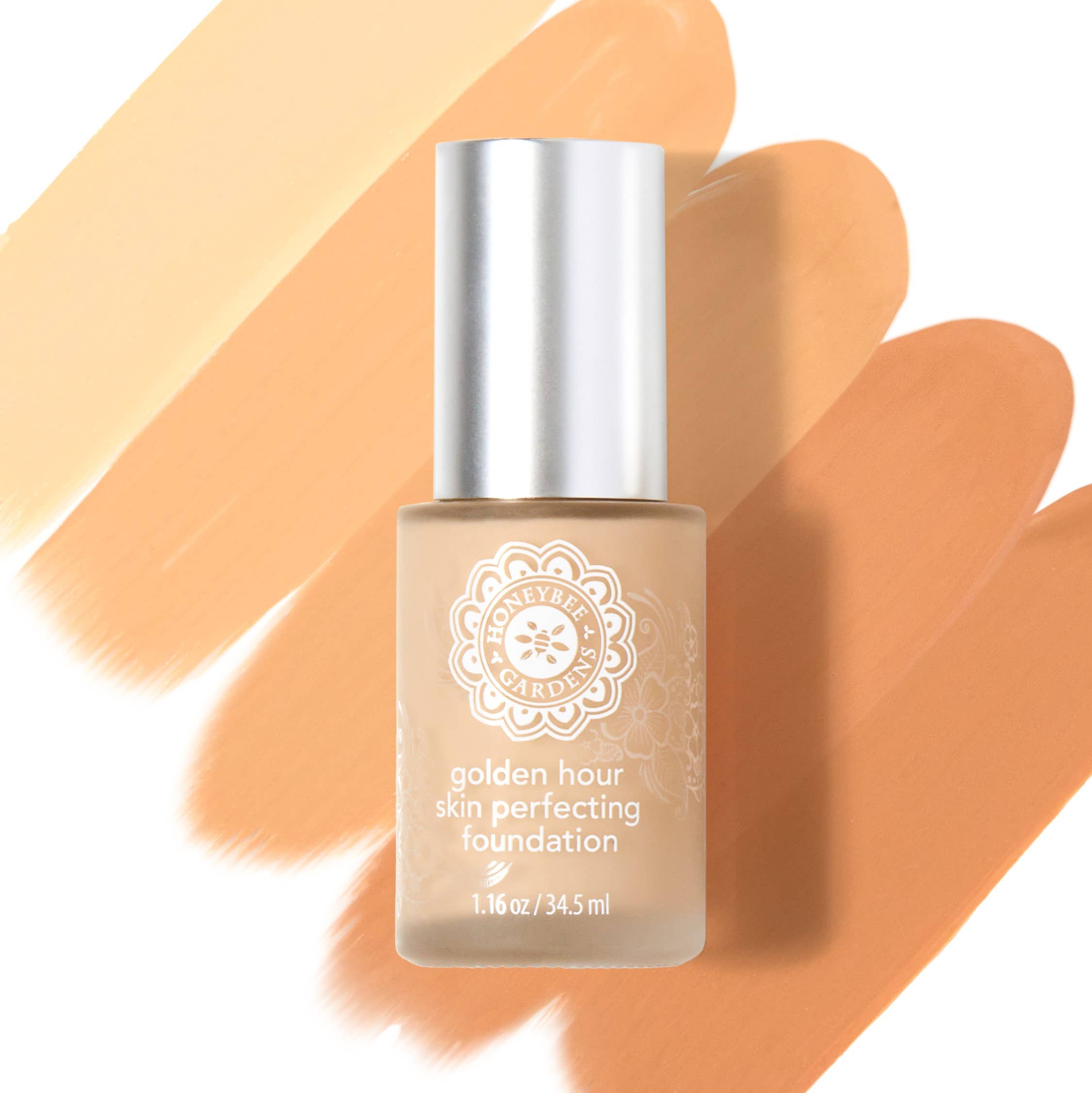 Honeybee Gardens Natural Cosmetics & Body Care – wholesale Foundation – Golden Hour Skin Perfecting Foundation1